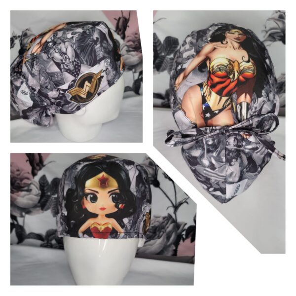 gorro quirurgico mujer maravilla